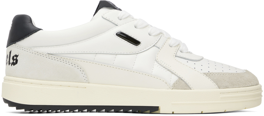 Palm Angels Sneakers Basse University Bianche Con Logo In White