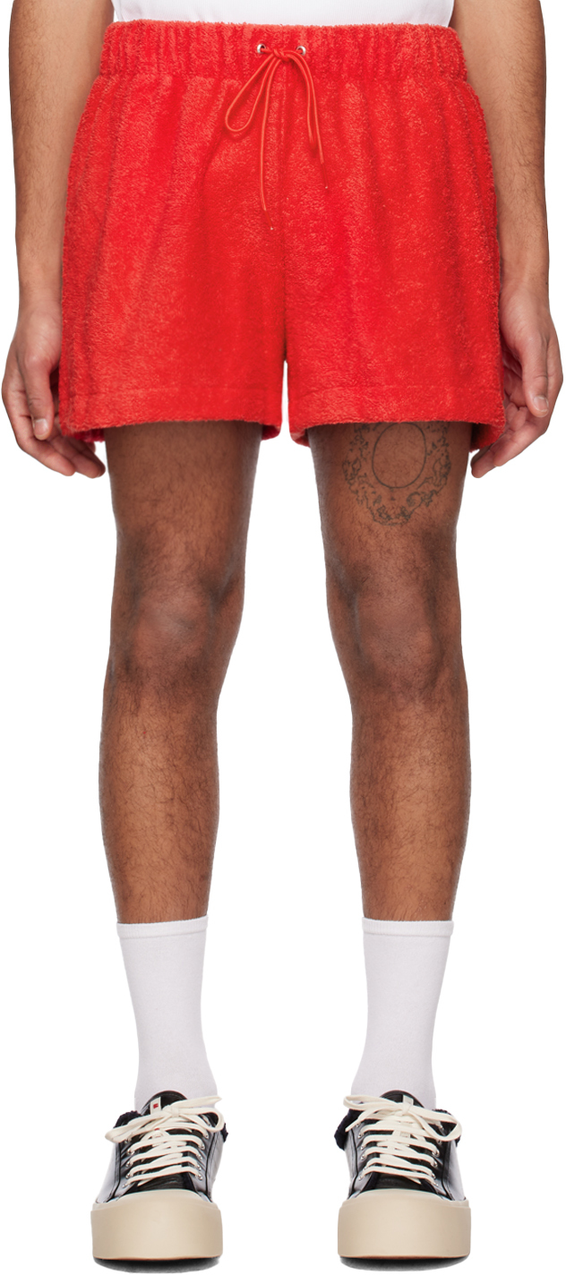 Adam Jones Red Towelling Shorts