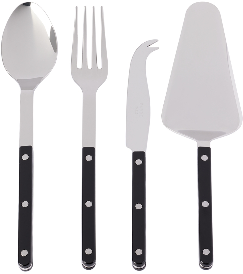 Sabre Bistrotコレクション ブラック Brillant MustHave サービング 4点セット SSENSE 日本