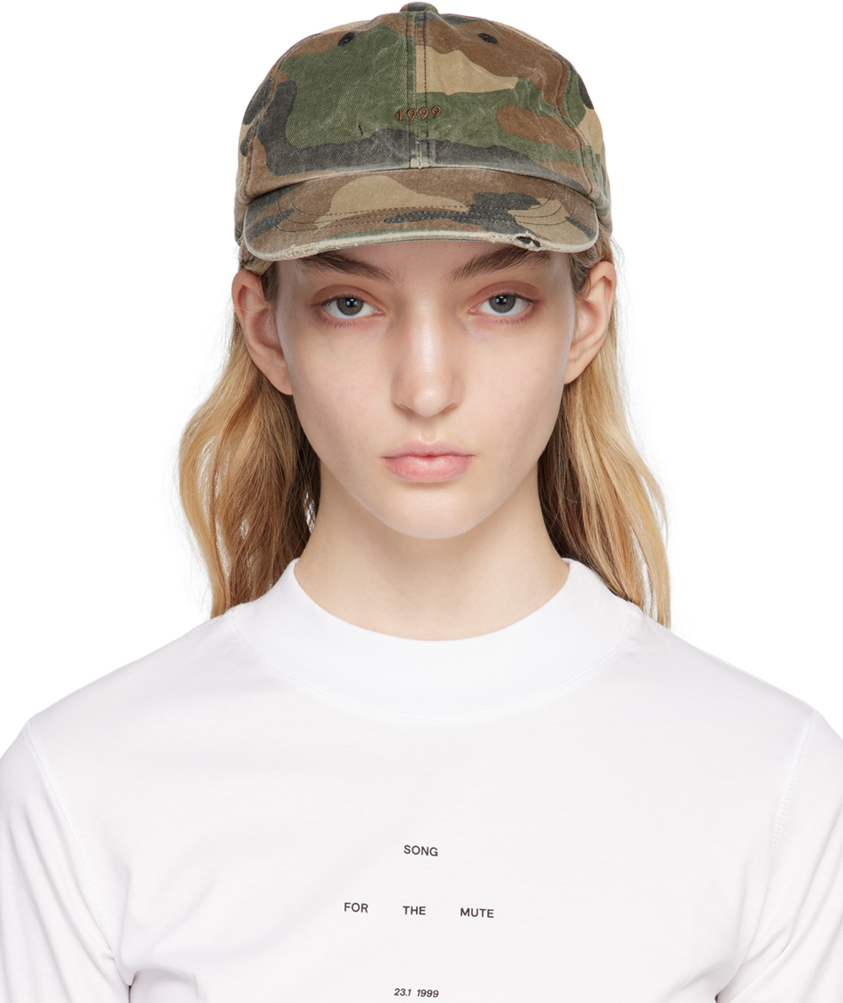Song for the Mute: Green & Brown '1999' Cap | SSENSE UK