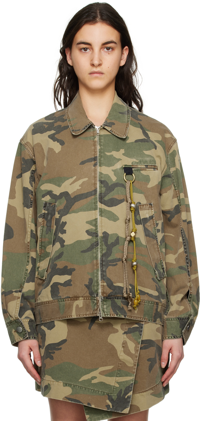 Song for the Mute: Green Coach Jacket | SSENSE Canada