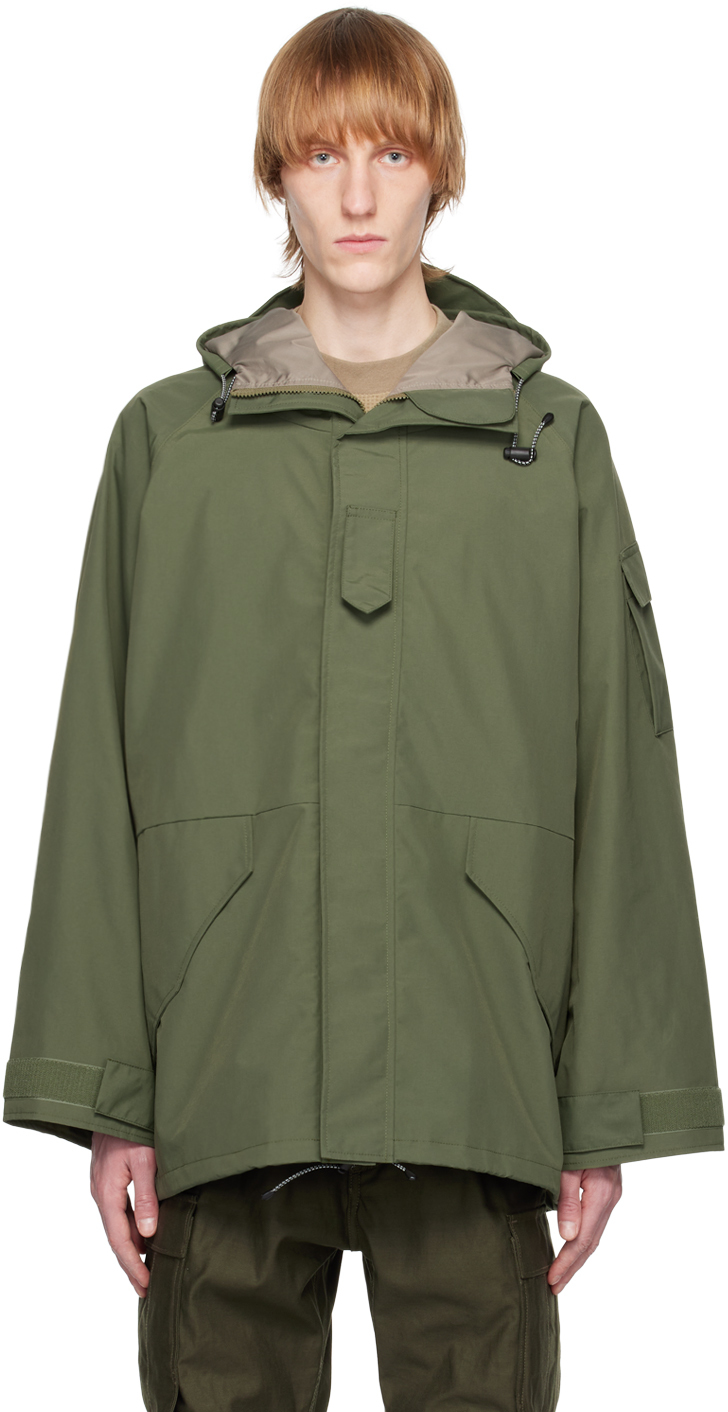 meanswhile: Green Fatigue Overwrap Coat | SSENSE