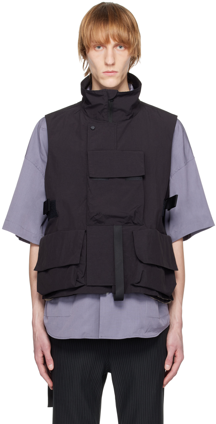 meanswhile: Black Body Armor Vest | SSENSE