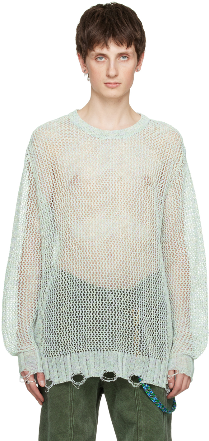 Song for the Mute Blue Oversized Sweater | Smart Closet