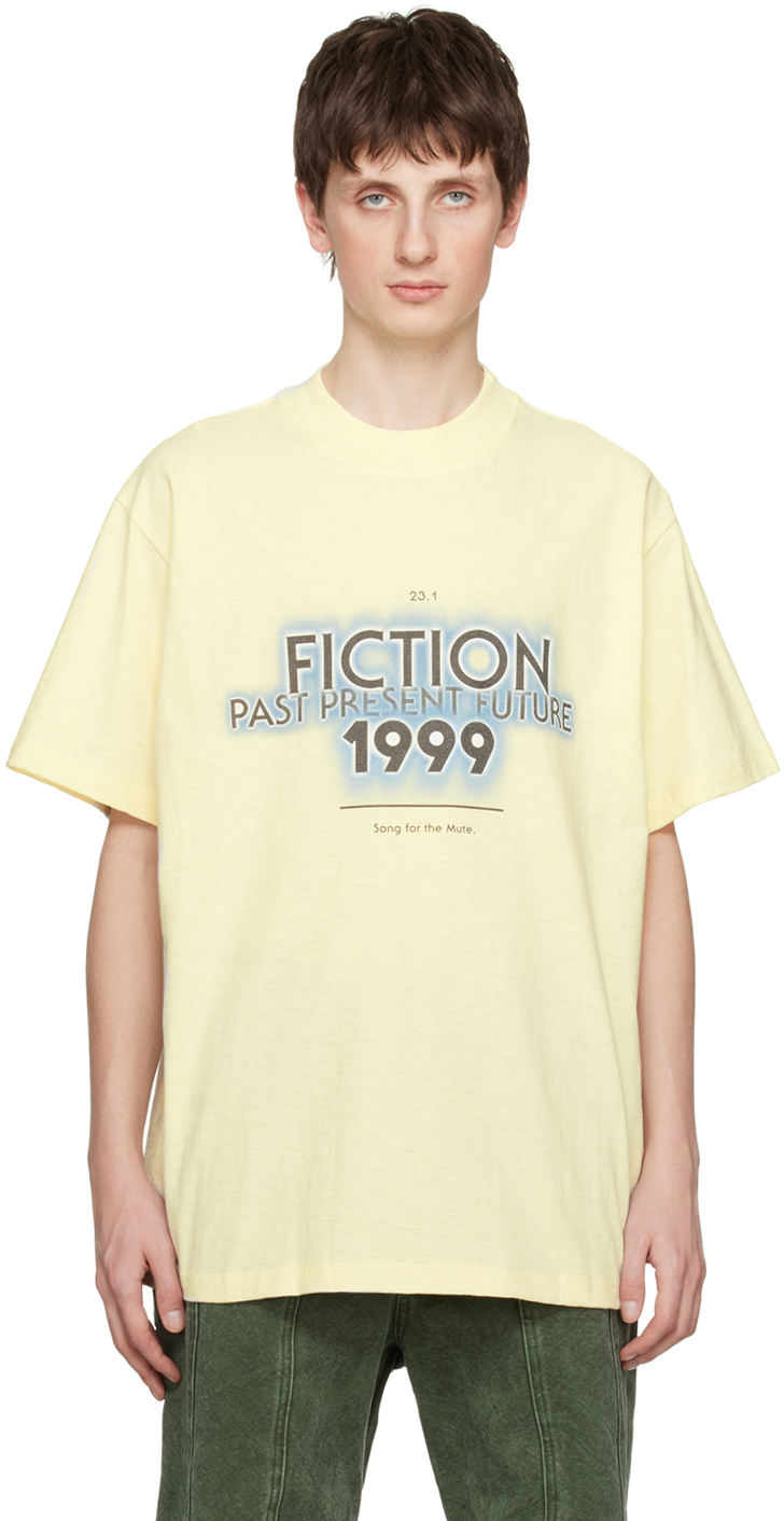 Song For The Mute Off-white '1999 Fiction' T-shirt