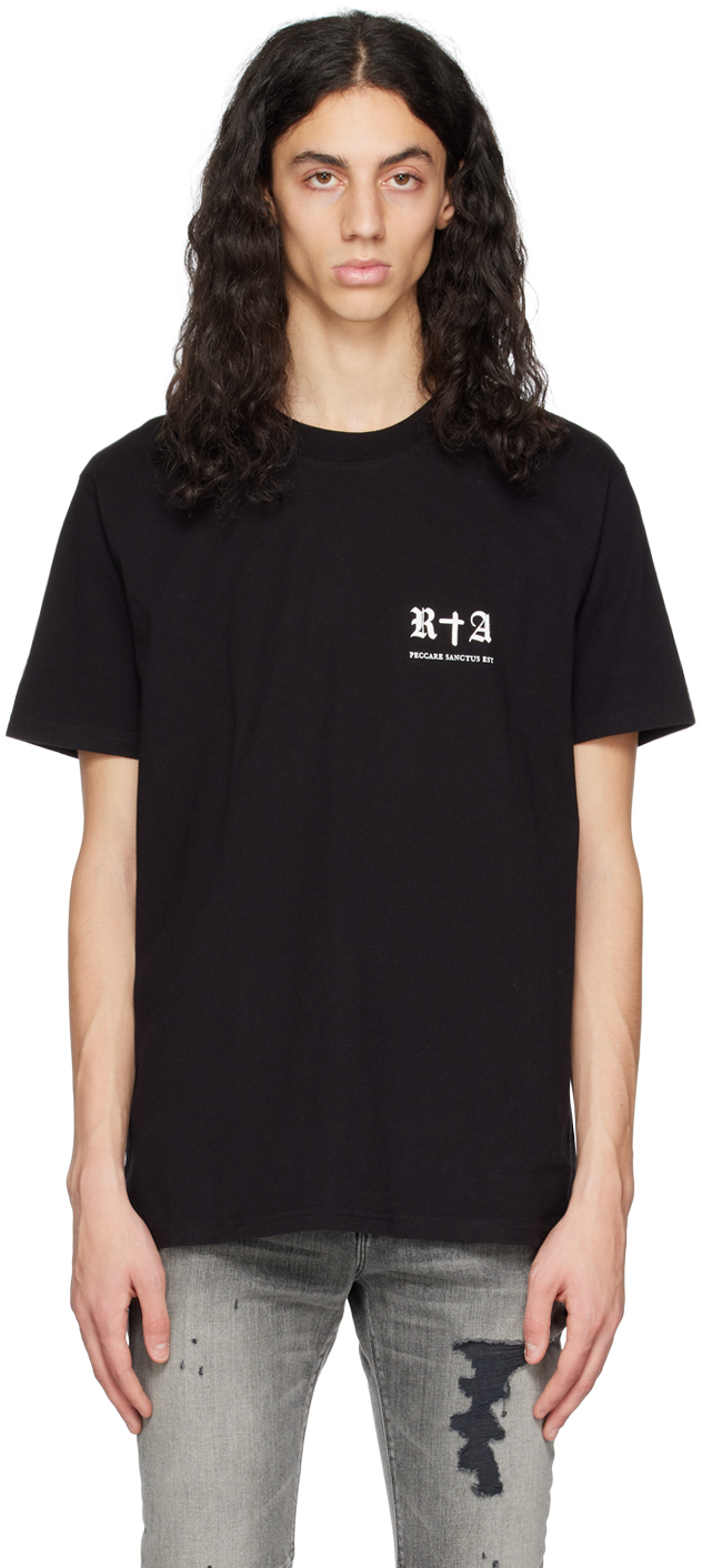 RtA: Black Liam T-Shirt | SSENSE Canada