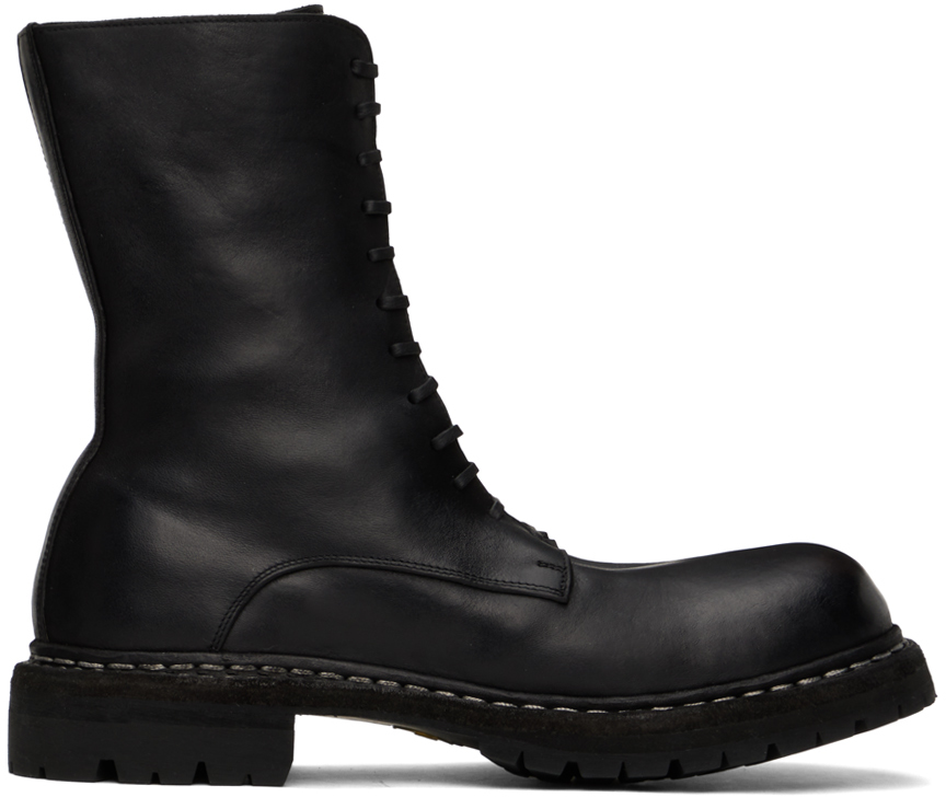 Guidi Black Gr05v Boots In Blkt