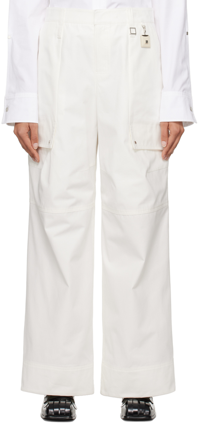 Wooyoungmi Off-white Paneled Trousers