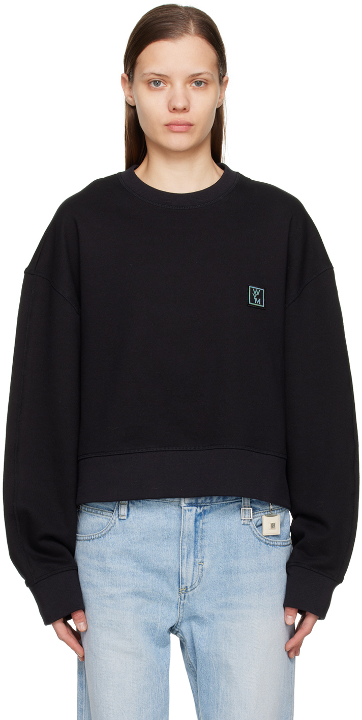 Black Lenticular Sweatshirt by Wooyoungmi on Sale