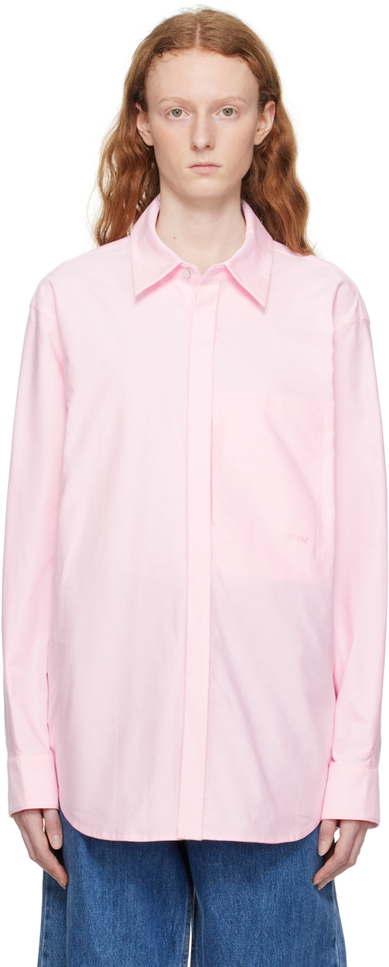 Wooyoungmi Pink Pocket Shirt In Pink 827p