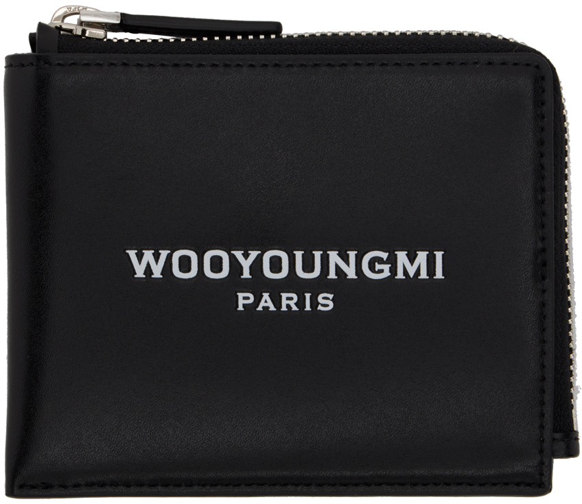 Wooyoungmi: Black Embossed Wallet