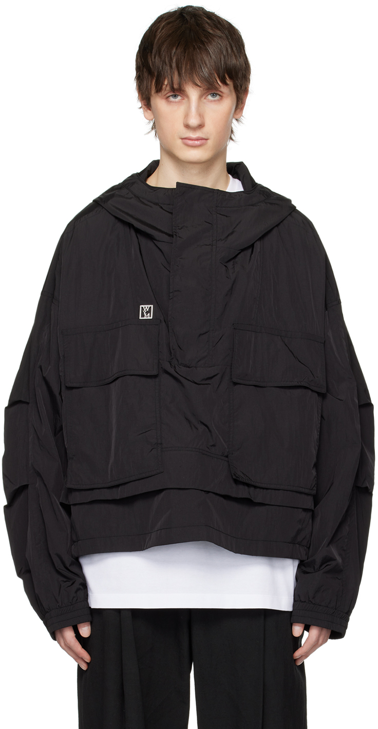 Wooyoungmi: Black Paneled Jacket | SSENSE