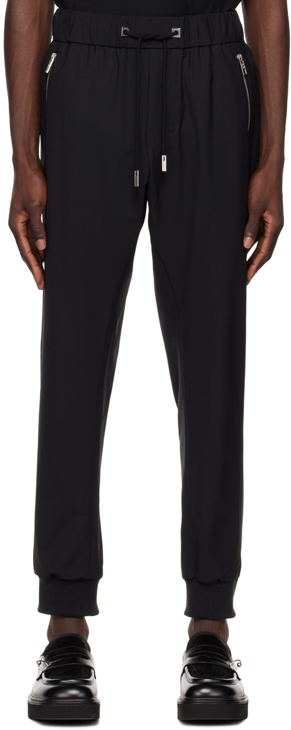 Black Drawstring Trousers