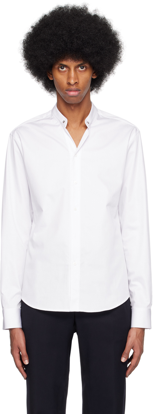 Wooyoungmi White Buttoned Shirt In White 806w