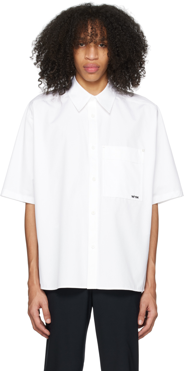 Wooyoungmi White Zip Shirt In White 811w