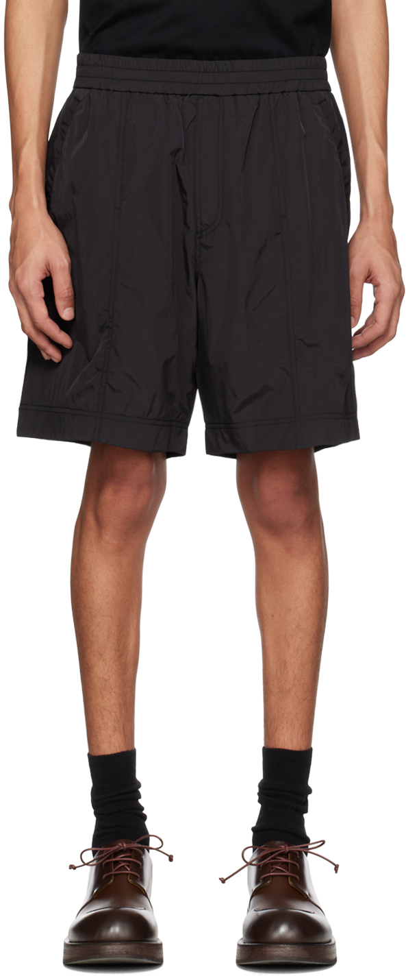 Black Four-Pocket Shorts