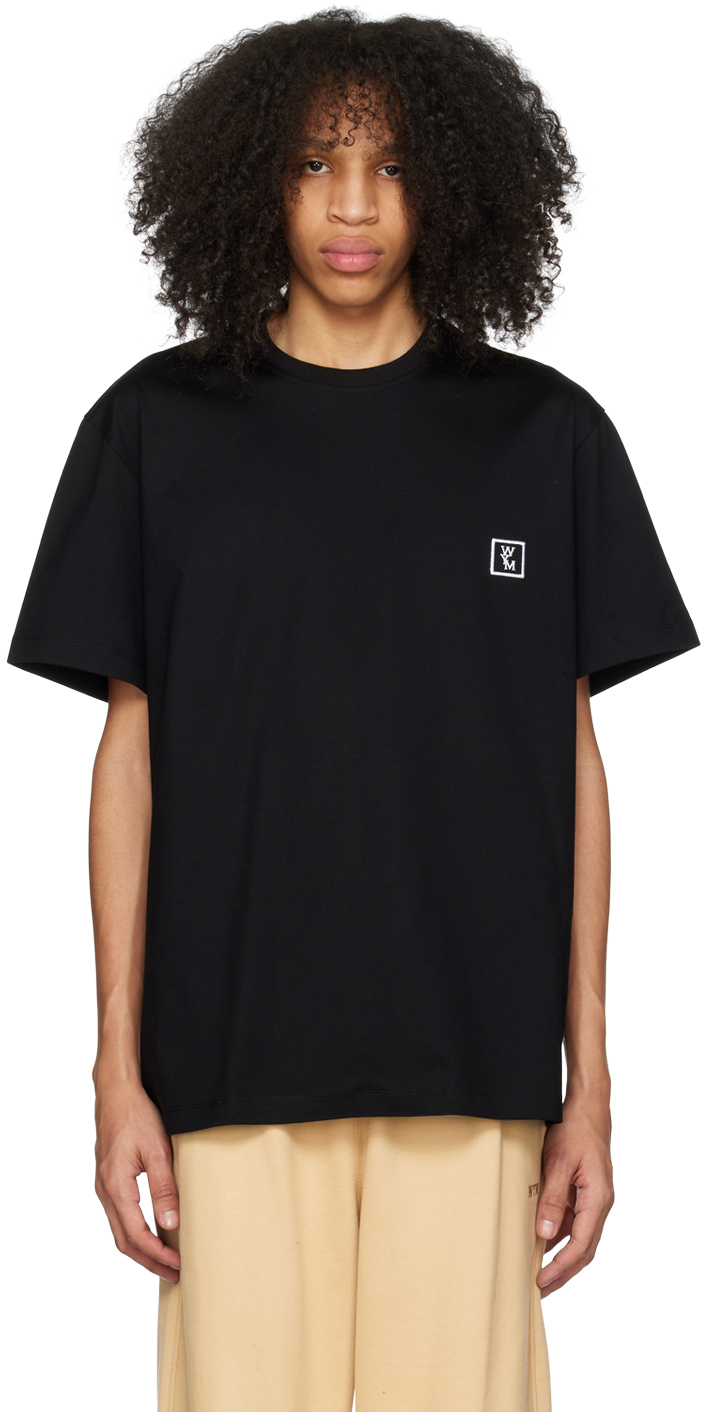 Shop Wooyoungmi Black Lenticular T-shirt In Black 708b