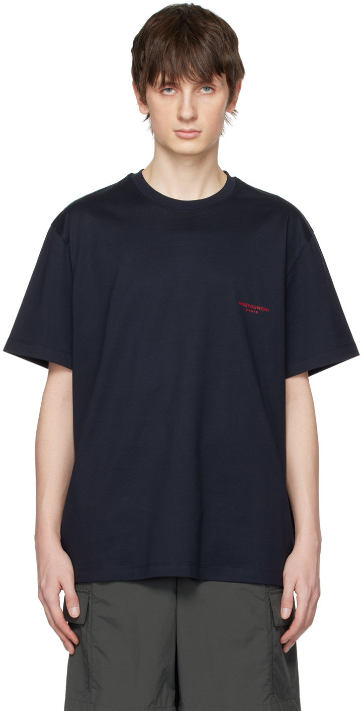 Navy Square Label T-Shirt