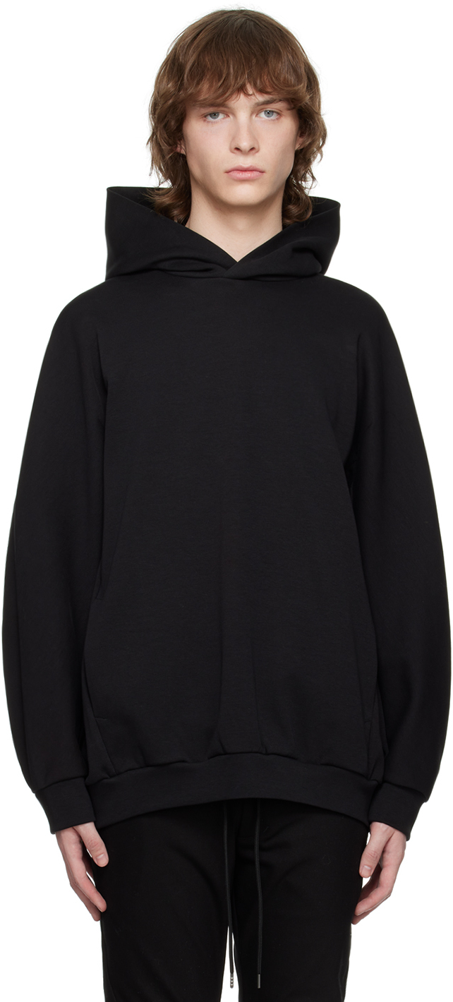 Attachment: Black Double-Faced Hoodie | SSENSE Canada