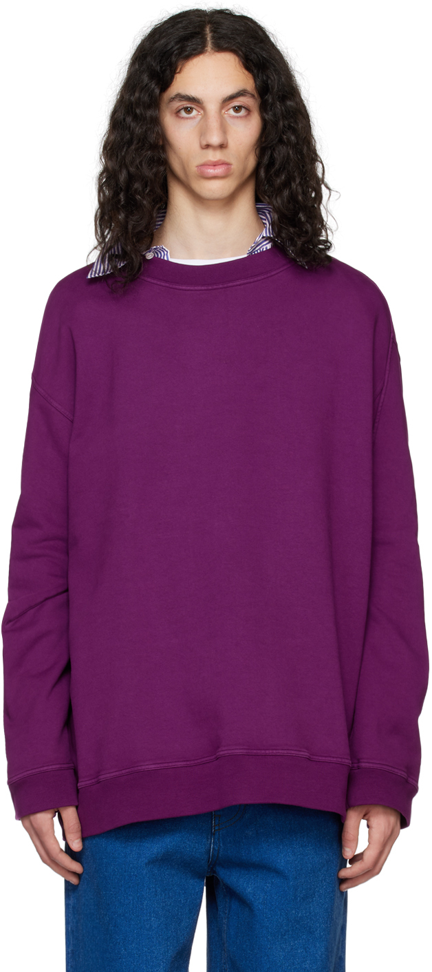 Marina Yee SSENSE Canada Exclusive Purple Sweatshirt SSENSE