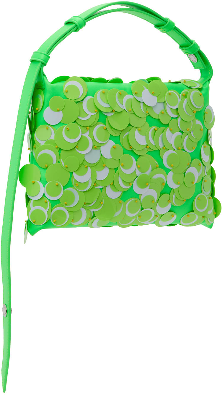 Simon Miller Green Mini Puffin Bag In Happy Green (10216)