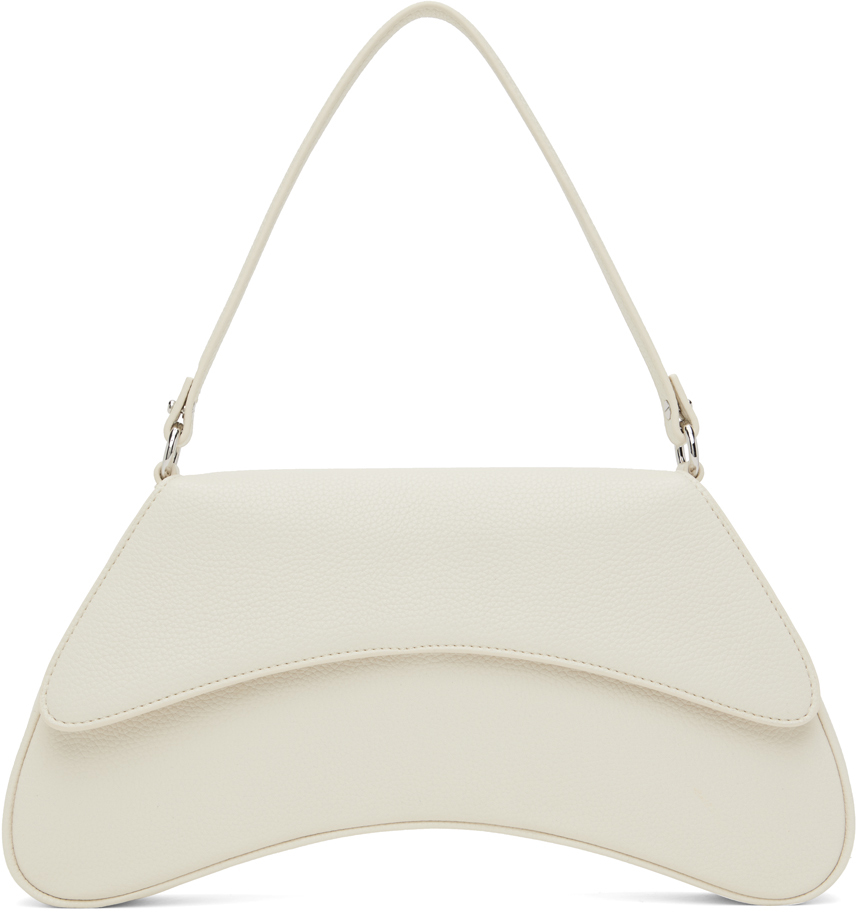 Simon Miller White Boom Shoulder Bag In Beige