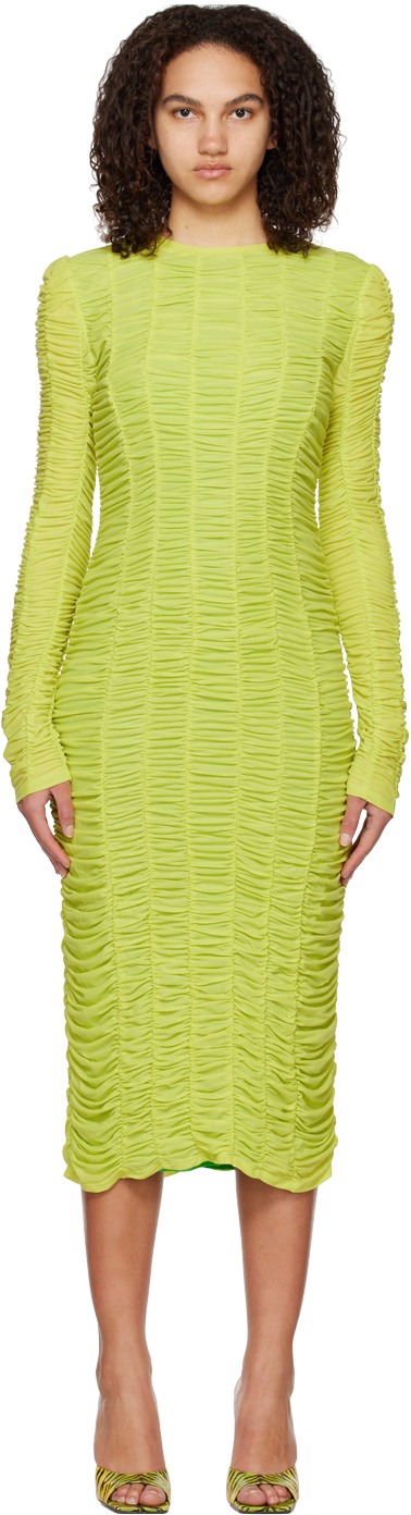 SIMONMILLER Green Tati Midi Dress