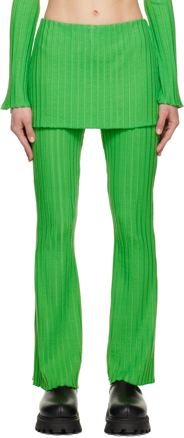 Simon Miller Green Mosey Lounge Pants In Grass Green