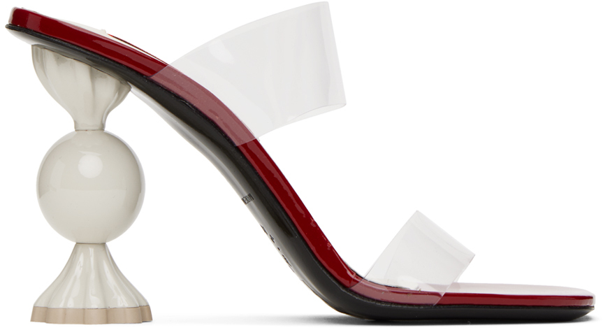 Simon Miller 75mm Candy Pvc Sandals In White,red