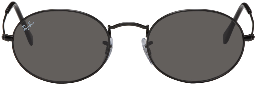 Ray Ban Black Oval Sunglasses