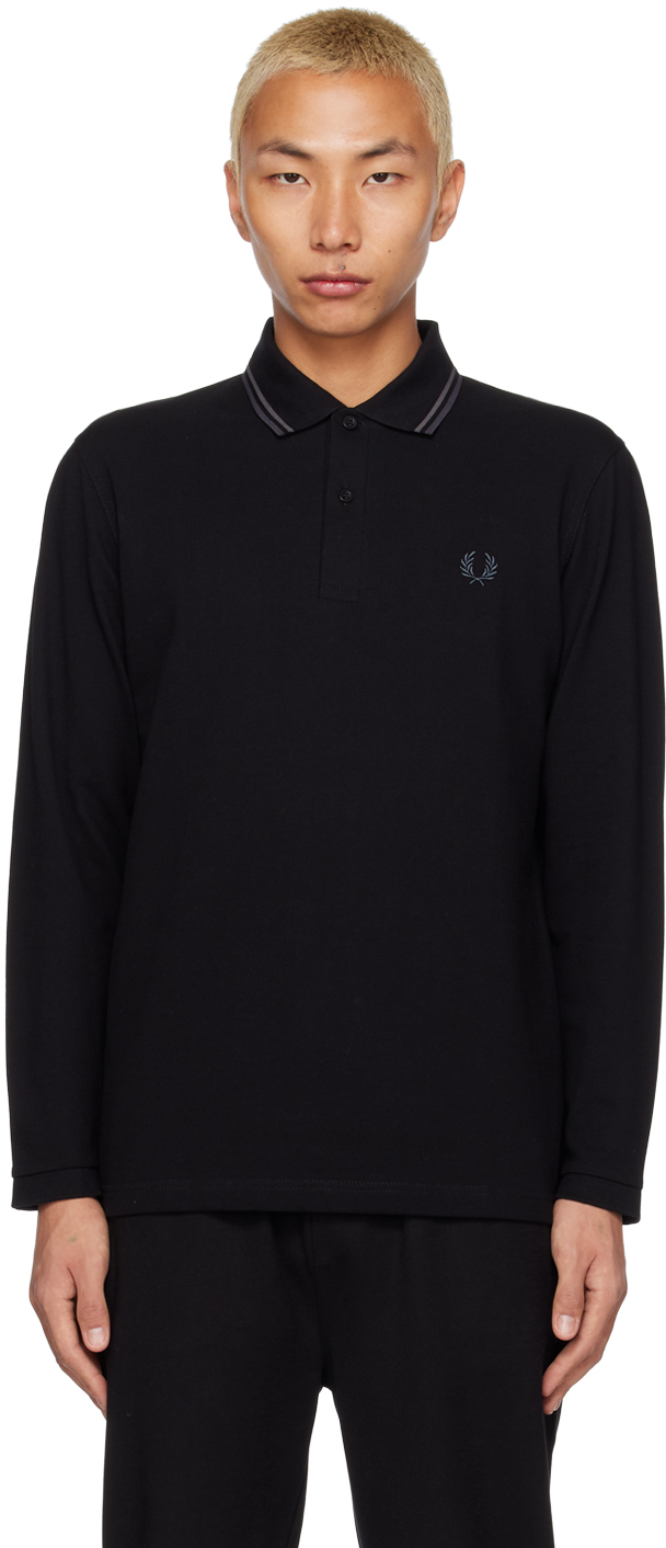 Fred Perry Black M1212 Polo In 102 Black