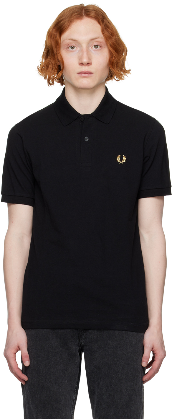 Is Inschrijven Subtropisch Fred Perry Black M3 Polo In 157 Black/champagne | ModeSens