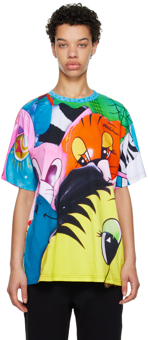 Multicolor Inflatable Animals T-Shirt
