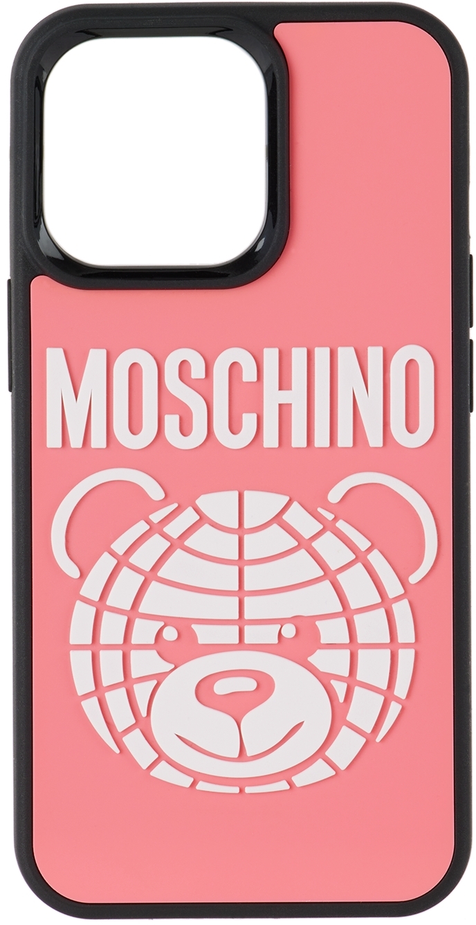 Moschino ピンク Teddy Iphone 13 Proケース In Fucsia