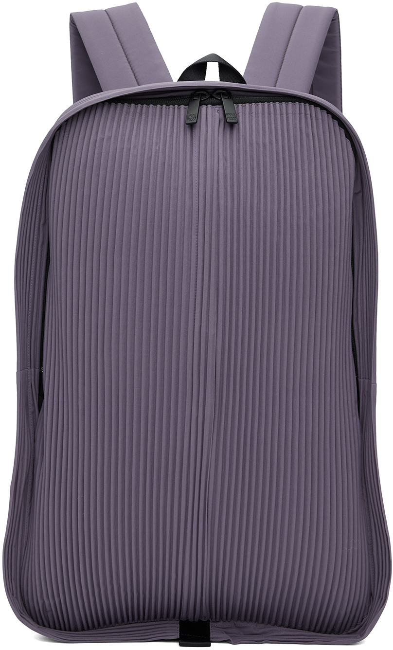 Pleats Please Issey Miyake Purple Pleats Backpack
