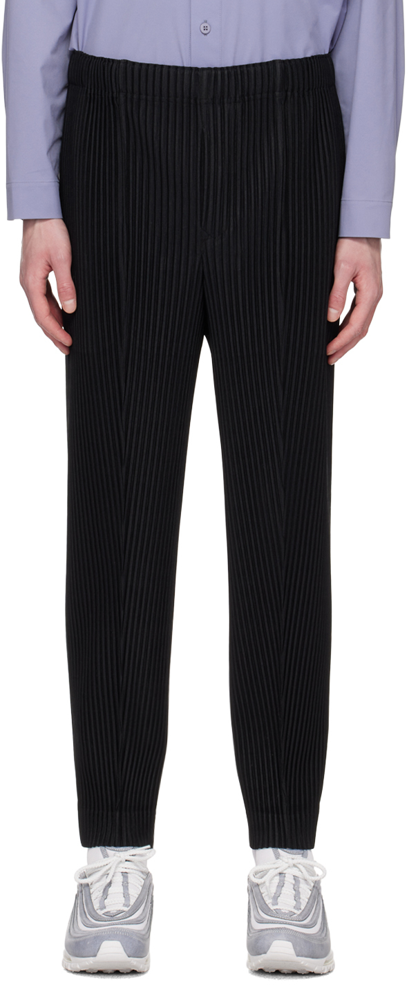 ISSEY MIYAKE MEN Pleats Pants (Trousers) Black 4