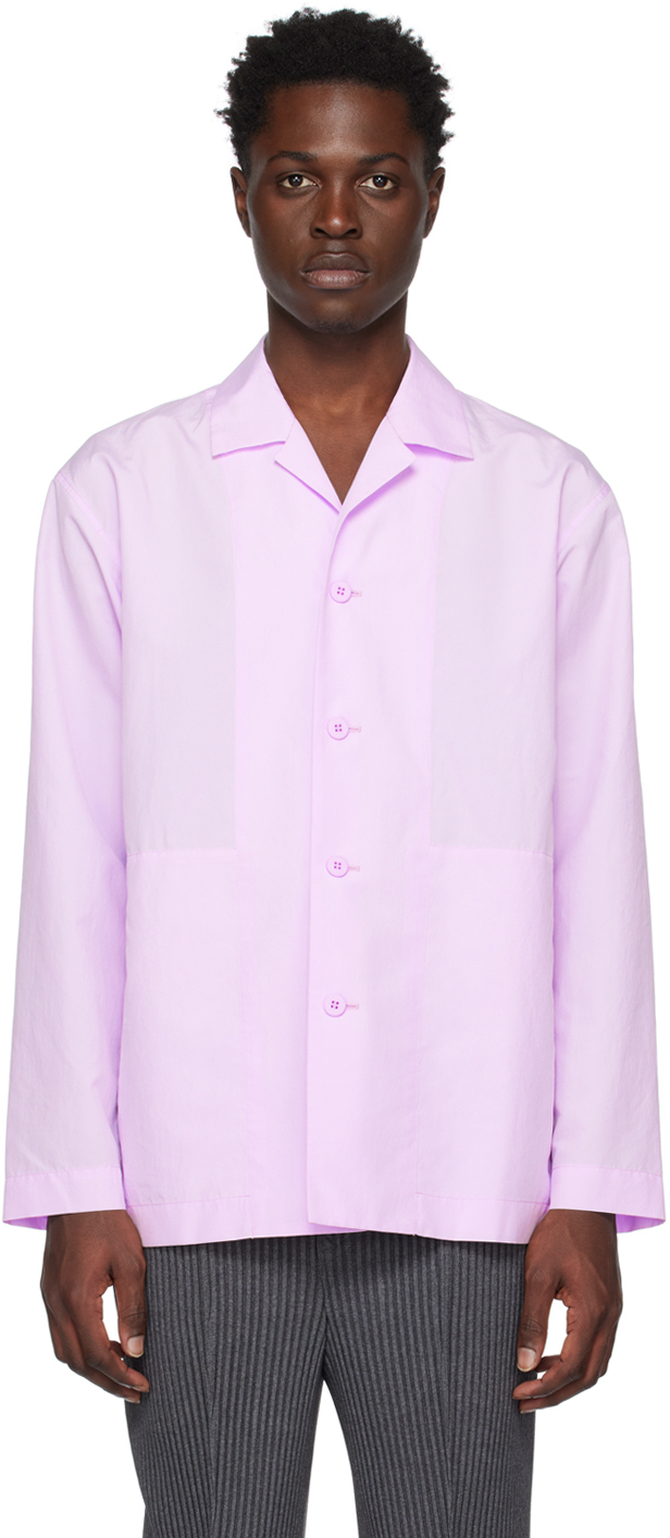 HOMME PLISSÉ ISSEY MIYAKE: Purple Light Shirt | SSENSE