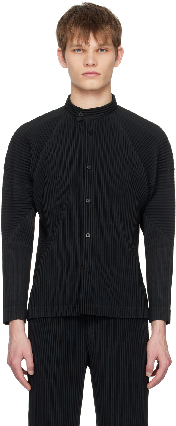 Homme Plissé Issey Miyake Black Monthly Color March Shirt