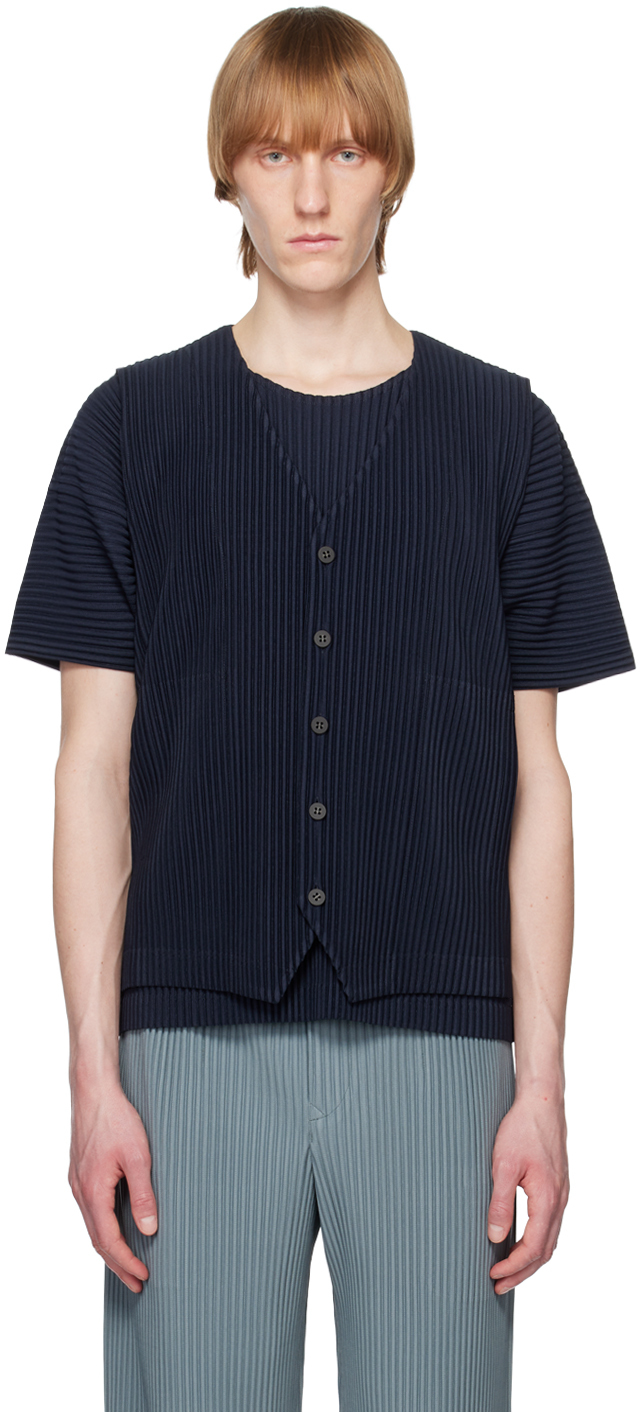 Homme Plissé Issey Miyake cardigans for Men | SSENSE