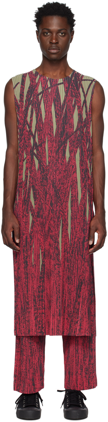 Red Grass Field Tunic