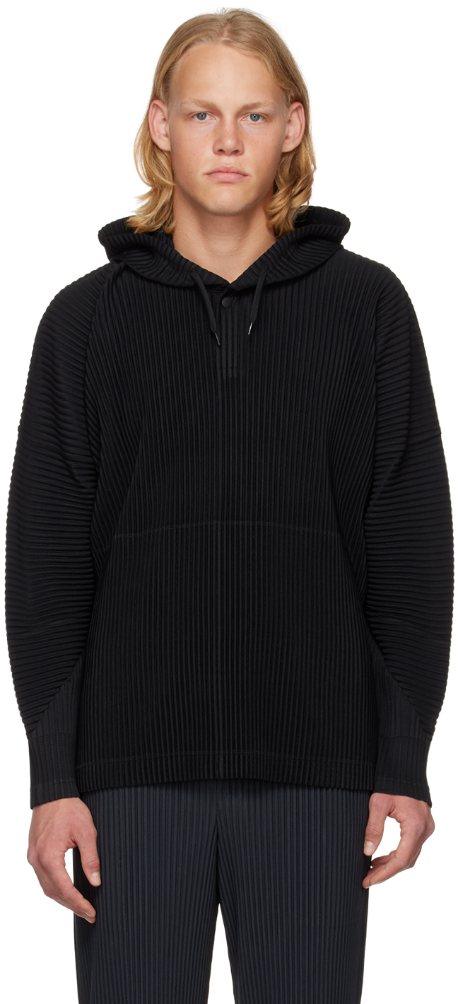 cigar Ventilere investering Black Monthly Color November Hoodie by Homme Plissé Issey Miyake on Sale