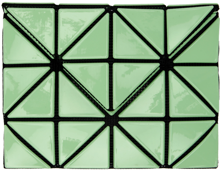 Bao Bao Issey Miyake Green Trifold Wallet