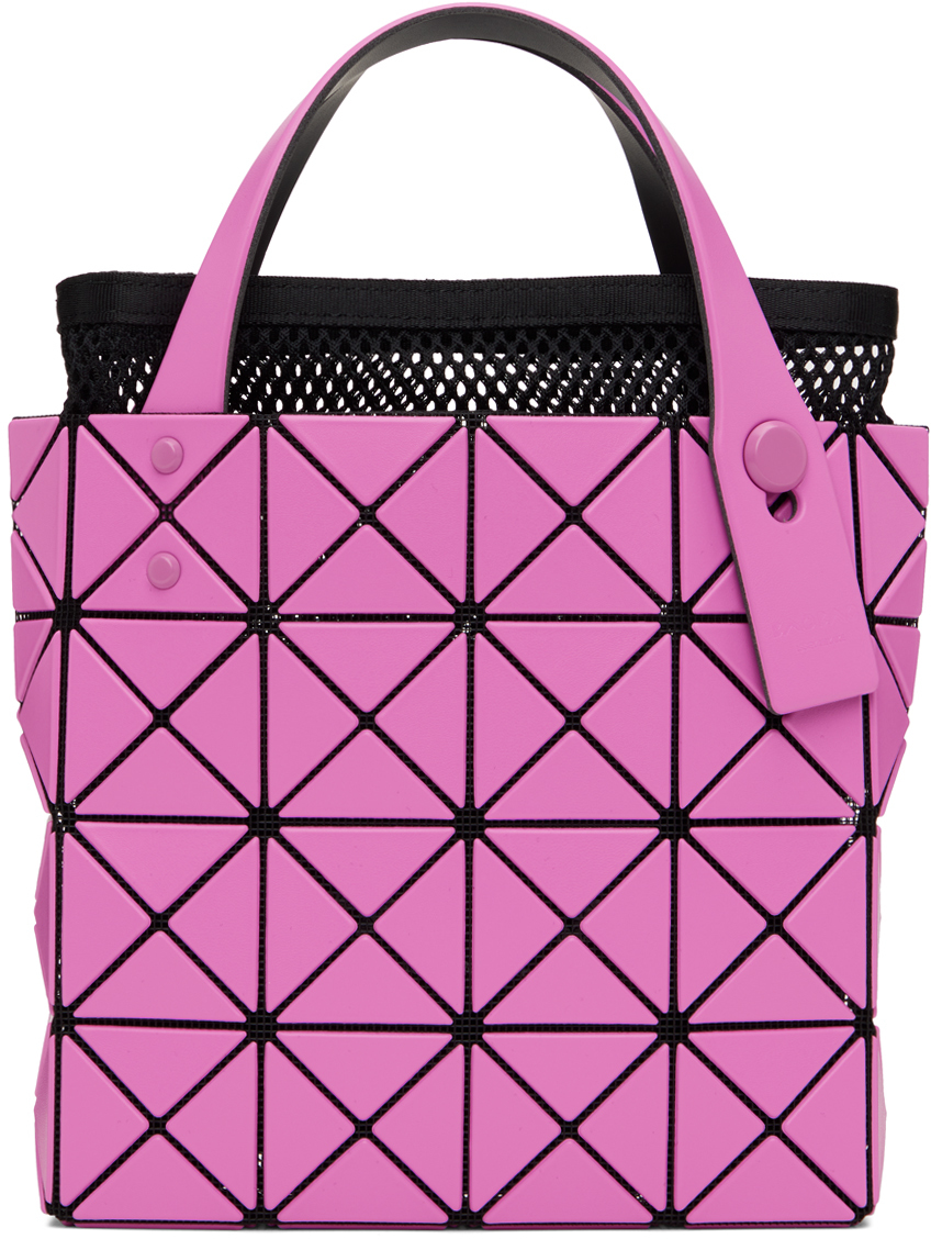 Bao Bao Issey Miyake Pink Small Lucent Boxy Tote In Rose Pink