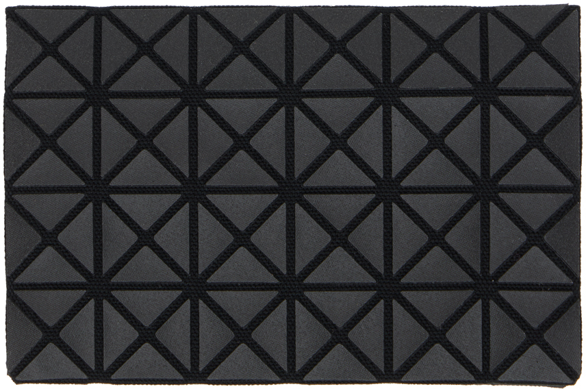 Bao Bao Issey Miyake Black Oyster Card Holder In 16-matte Black