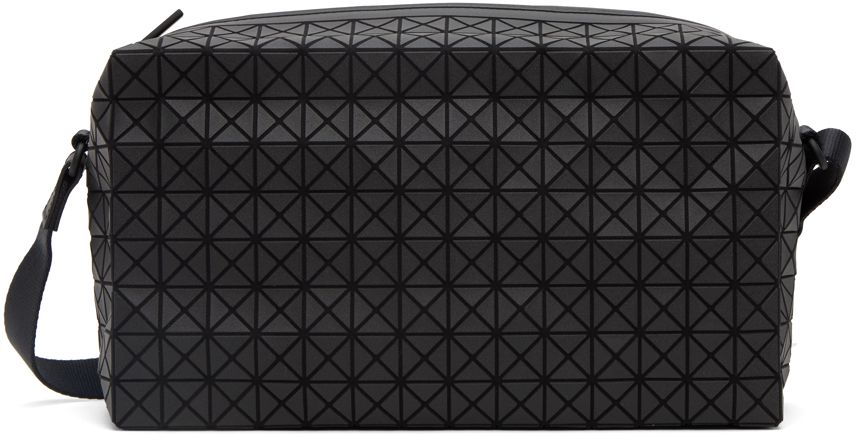 BAO BAO ISSEY MIYAKE: Black Saddle Bag | SSENSE