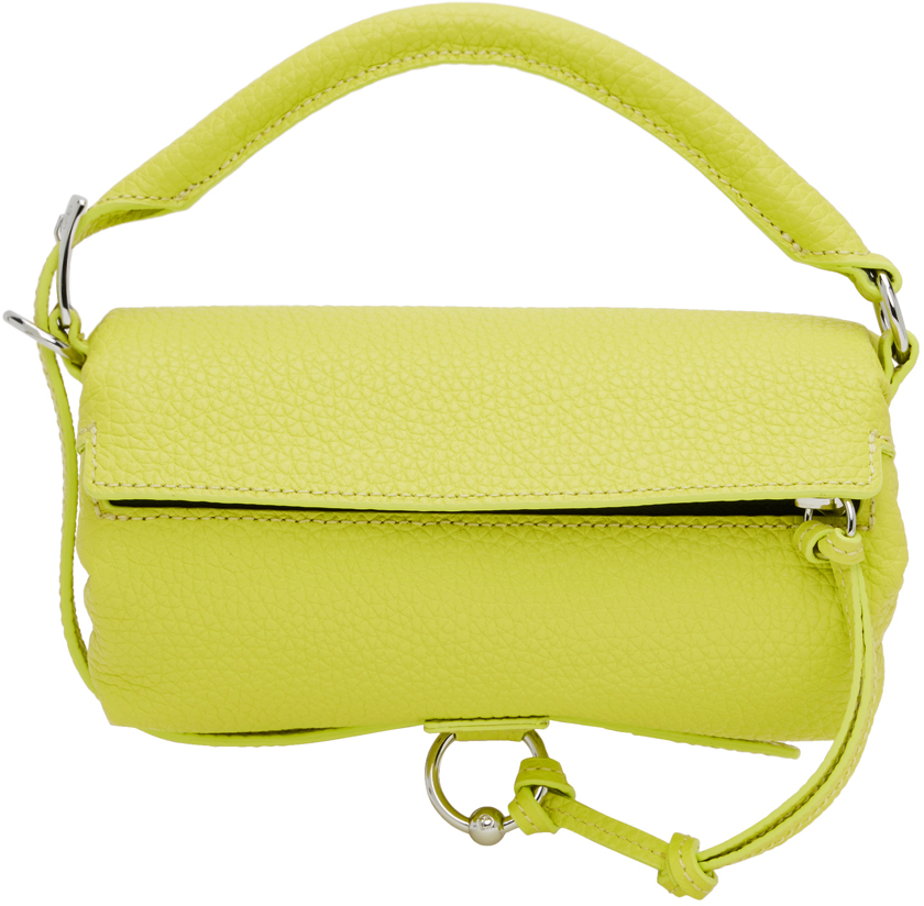 OPEN YY: Green Mini Pillow Handle Bag | SSENSE