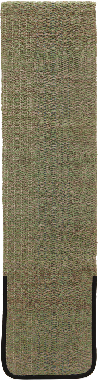 Umber Postpast Green Knit Shoulder Bag