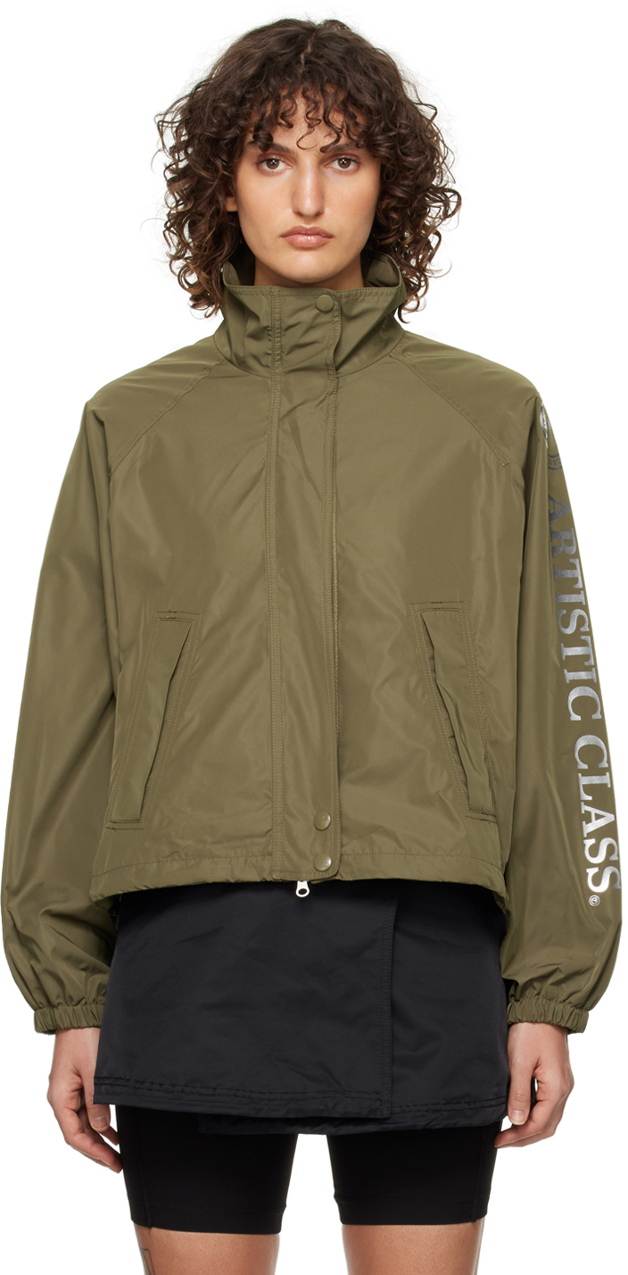 OPEN YY: Khaki Relaxed Jacket | SSENSE