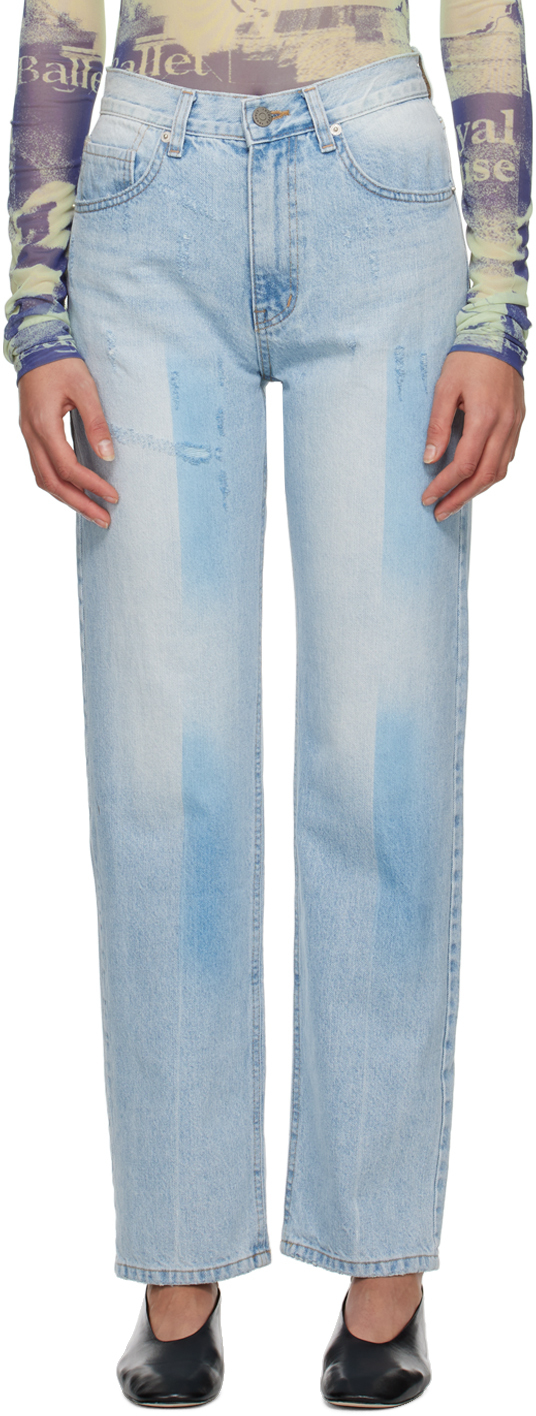 Blue Shaded Jeans