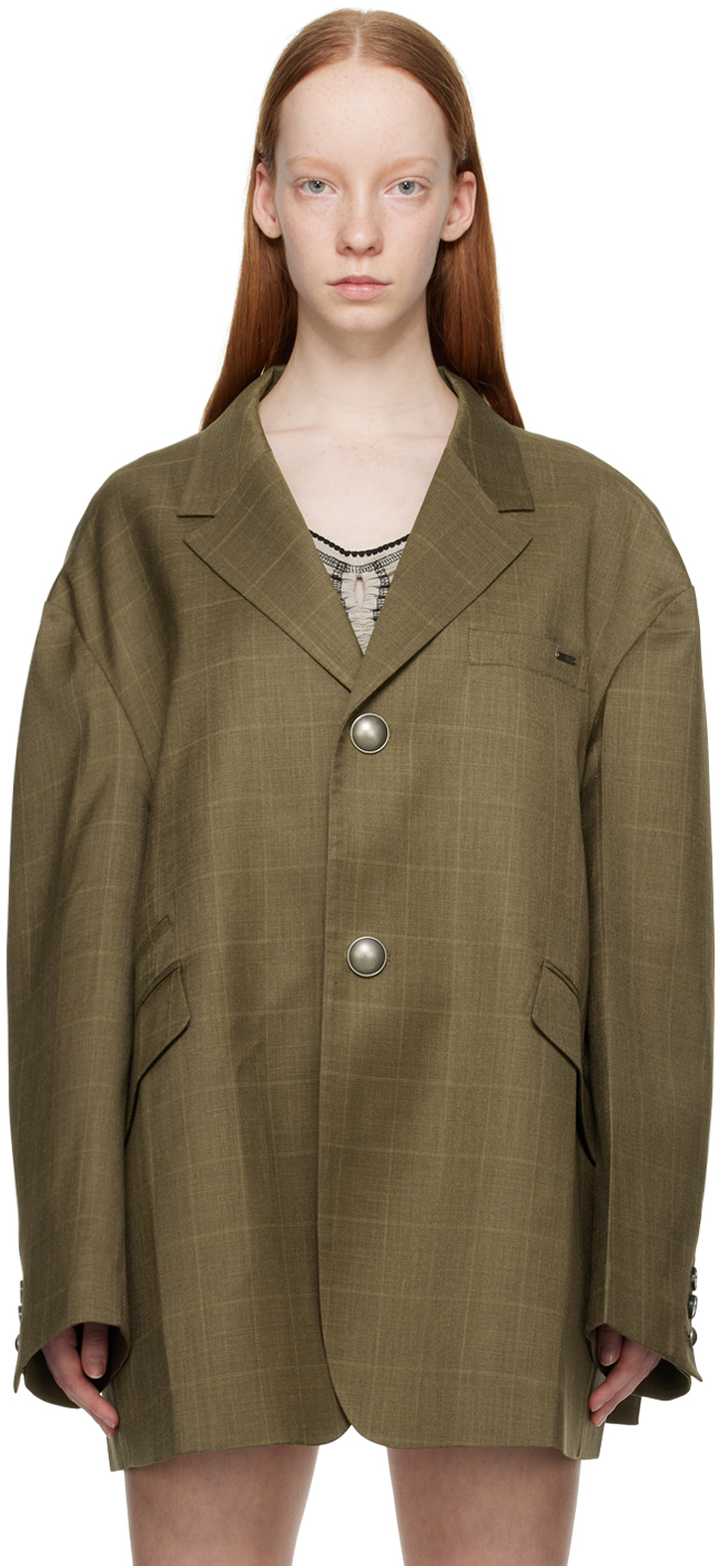 lesugiatelier Brown Oversized Blazer SSENSE